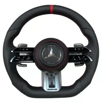 Mercedes-Benz Steering Wheel Upgrade, Carbon Fiber and Walnut Wood Leather Sport Steering Wheel Replacement