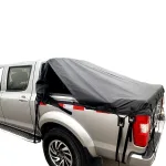 Truck Bed Soft Tonneau Cover Canvas Tarp for Pickup
