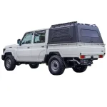 Split Three-Door Steel Hardtop Canopy for Toyota Land Cruiser LC79 Double Cab Pickup