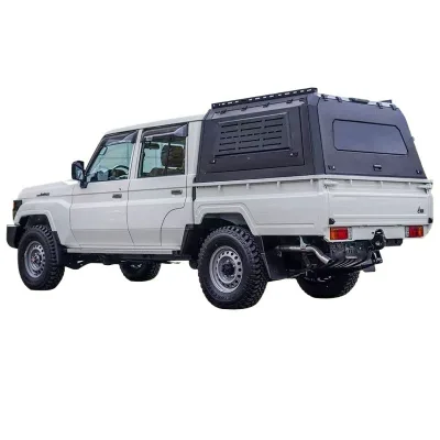 Split Three-Door Steel Hardtop Canopy for Toyota Land Cruiser LC79 Double Cab Pickup Split Three-Door Steel Hardtop Canopy for Toyota Land Cruiser LC79 Double Cab Pickup