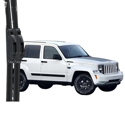 Professional Frameless Windshield Wiper Blades Multi-Fit Quiet Rubber Strips for Jeep Liberty Professional Frameless Windshield Wiper Blades Multi-Fit Quiet Rubber Strips for Jeep Liberty