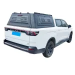 Manganese Steel Tri-Fold Truck Bed Tonneau Cover Pickup Rear Cargo Cover Car Modification Part
