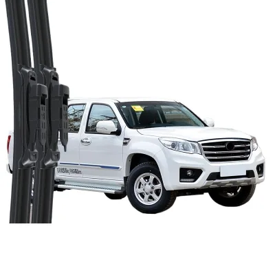 Universal Frameless Windshield Wiper Blades, Silent Rubber Strip Multi-Functional Front Window Wipers for Great Wall Wingle 6 Universal Frameless Windshield Wiper Blades, Silent Rubber Strip Multi-Functional Front Window Wipers for Great Wall Wingle 6