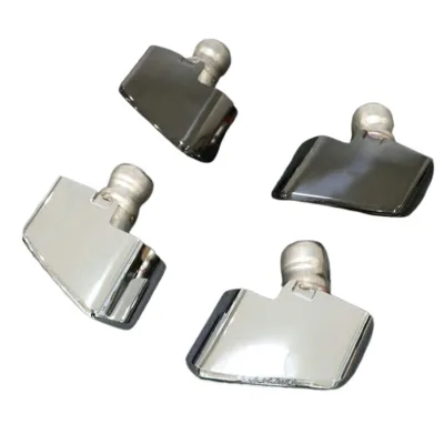 Exhaust Muffler Tip Tailpipe for BMW 5 Series G30 G38 528i 530i 540i Chrome Silver and Black Finish Exhaust Muffler Tip Tailpipe for BMW 5 Series G30 G38 528i 530i 540i Chrome Silver and Black Finish