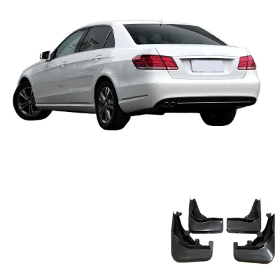 Soft Rubber Mud Flaps Splash Guards for Mercedes-Benz E-Class Sport 2014-2015 Front and Rear Set Soft Rubber Mud Flaps Splash Guards for Mercedes-Benz E-Class Sport 2014-2015 Front and Rear Set