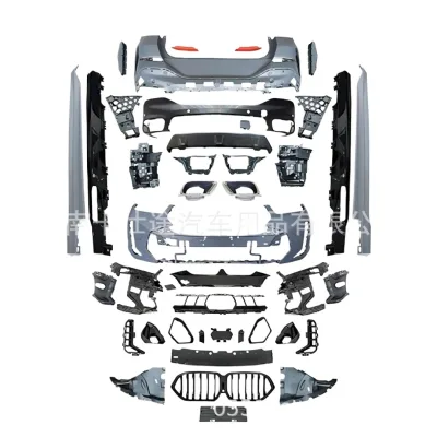 Full Body Kit Car Front Bumper for BMW X6 G06 Sport Upgrade Styling Full Body Kit Car Front Bumper for BMW X6 G06 Sport Upgrade Styling