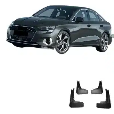 Soft Rubber Mud Flaps for Audi A3 Sedan 2021-Present, Splash Guards Protective Mudguards Assembly Soft Rubber Mud Flaps for Audi A3 Sedan 2021-Present, Splash Guards Protective Mudguards Assembly