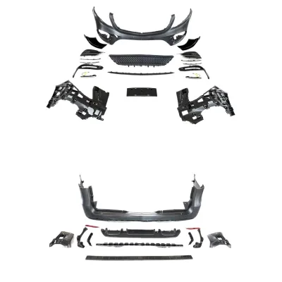 Front and Rear Bumper Body Kit AMG and Brabus Style Conversion Accessory for Mercedes-Benz V-Class Vito