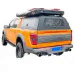 Detachable Flat Panel Three-Fold Truck Bed Cover for F150 Raptor, Manganese Steel Aluminum Alloy