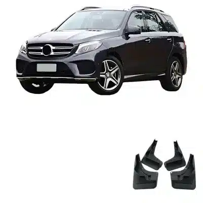 Soft Rubber Mud Flaps Splash Guards for Mercedes-Benz GLE 350/400 2016-2019 Models Without Running Boards