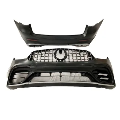 Full AMG Style Body Kit Front and Rear Bumper Set for Mercedes-Benz GLC-Class GLC63S 2020-2022 Full AMG Style Body Kit Front and Rear Bumper Set for Mercedes-Benz GLC-Class GLC63S 2020-2022