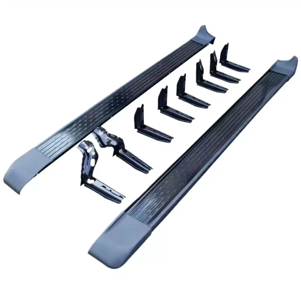 Side Steps Running Boards Compatible with Toyota Land Cruiser LC100 Exterior Nerf Bars Step Rails