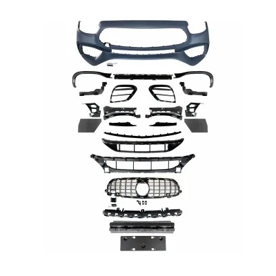 E63 Style Front Bumper Body Kit for Mercedes-Benz E-Class W213 Replacement Front Facade Upgrade E63 Style Front Bumper Body Kit for Mercedes-Benz E-Class W213 Replacement Front Facade Upgrade