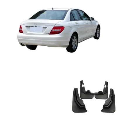 Soft TPO Splash Guards Mud Flaps for Mercedes-Benz C-Class 2011-2013 Sedan Models – Set of 4 Soft TPO Splash Guards Mud Flaps for Mercedes-Benz C-Class 2011-2013 Sedan Models – Set of 4