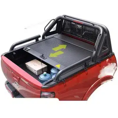 Retractable Roller Tonneau Cover with Integrated Roll Bar for Great Wall Poer Cannon GWM P-Series Pickup Truck Bed Cover Retractable Roller Tonneau Cover with Integrated Roll Bar for Great Wall Poer Cannon GWM P-Series Pickup Truck Bed Cover