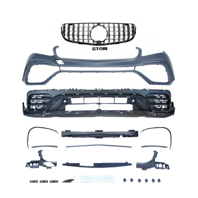 GLC63S Style Front Bumper Body Kit for Mercedes-Benz GLC-Class X253 2015-2019 GLC63S Style Front Bumper Body Kit for Mercedes-Benz GLC-Class X253 2015-2019