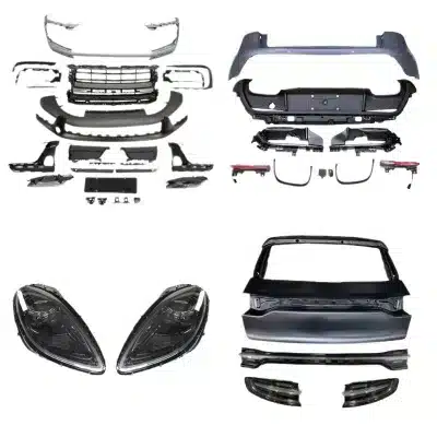 Front and Rear Bumper Body Kit Upgrade Set for Porsche Macan 95B.1 95B.2 to 95B.3 Facelift Style Front and Rear Bumper Body Kit Upgrade Set for Porsche Macan 95B.1 95B.2 to 95B.3 Facelift Style