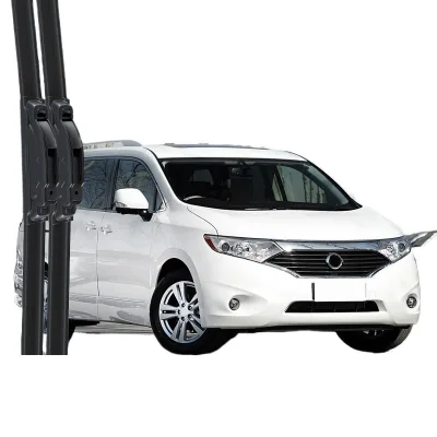 Frameless Windshield Wiper Blades for Nissan Quest Quiet Rubber Multi-Function Front Window Wipers Frameless Windshield Wiper Blades for Nissan Quest Quiet Rubber Multi-Function Front Window Wipers