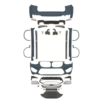 Front and Rear Bumper Body Kit for BMW X3 G01 2018-2021 X3M Style Conversion Exterior Upgrade