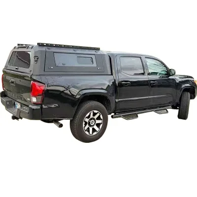 Split Truck Bed Topper with Push-Out Windows for Toyota Tacoma Split Truck Bed Topper with Push-Out Windows for Toyota Tacoma
