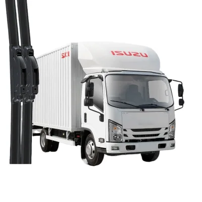 Frameless Windshield Wiper Blades for ISUZU Elf/EC/EM/ES/EV Series Trucks, All-Season Natural Rubber Multi-Fit Strip Frameless Windshield Wiper Blades for ISUZU Elf/EC/EM/ES/EV Series Trucks, All-Season Natural Rubber Multi-Fit Strip