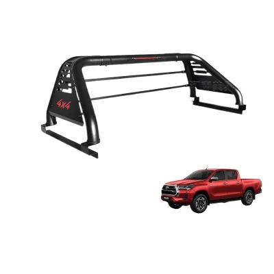 Heavy Duty Steel Roll Bar Chase Rack for Toyota Hilux Vigo Revo Rocco and Tacoma Pickup Trucks Heavy Duty Steel Roll Bar Chase Rack for Toyota Hilux Vigo Revo Rocco and Tacoma Pickup Trucks