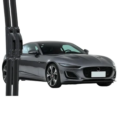Professional Frameless Windshield Wiper Blades, Silent Rubber Strip Multi-Function Fit for Jaguar F-TYPE Professional Frameless Windshield Wiper Blades, Silent Rubber Strip Multi-Function Fit for Jaguar F-TYPE