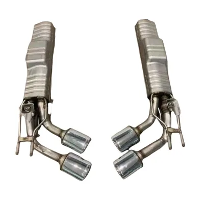 Exhaust Muffler Tip Assembly Stainless Steel Dual Exit for Mercedes-Benz G-Class W464 W463A G500 G63 Conversion Exhaust Muffler Tip Assembly Stainless Steel Dual Exit for Mercedes-Benz G-Class W464 W463A G500 G63 Conversion
