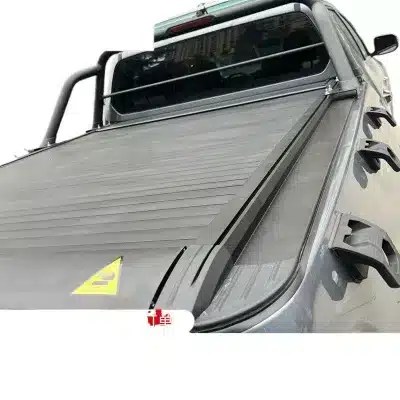 Pickup Truck Bed Tonneau Cover Retractable compatible with Changan Kaicheng F70 Hunter retains original sport bar