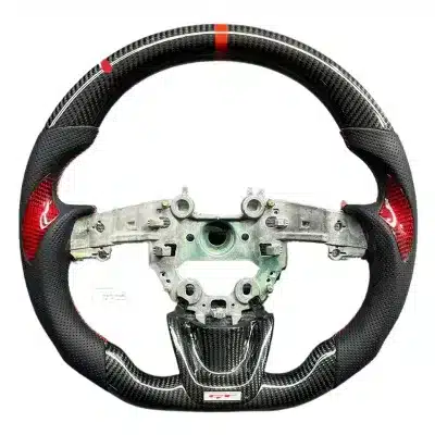 Carbon Fiber Steering Wheel Upgrade for Kia Stinger GT/GT2 Interior Replacement Carbon Fiber Steering Wheel Upgrade for Kia Stinger GT/GT2 Interior Replacement