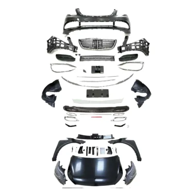 Maybach Style Front and Rear Bumper Body Kit for Mercedes-Benz Vito Viano Conversion Maybach Style Front and Rear Bumper Body Kit for Mercedes-Benz Vito Viano Conversion