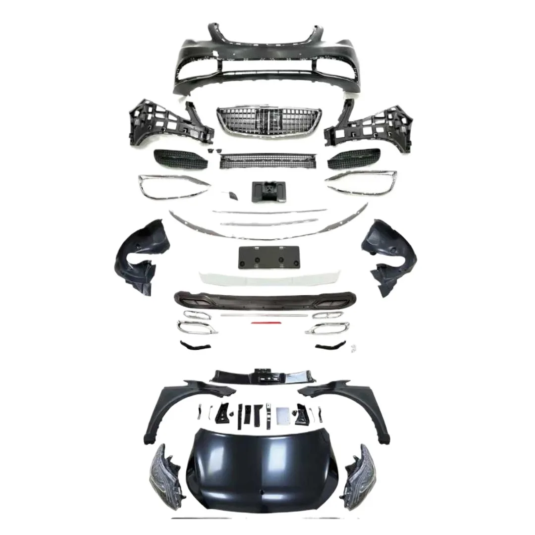 Maybach Style Front and Rear Bumper Body Kit for Mercedes-Benz Vito Viano Conversion