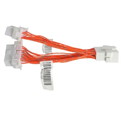 Suitable for Prado Coolidge car OBD 1/2 adapter 1/2 extension extension cord conversion plug Suitable for Prado Coolidge car OBD 1/2 adapter 1/2 extension extension cord conversion plug