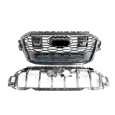 RSQ7 Style Front Honeycomb Grille Bumper Mesh for Audi Q7 2021-2024 RSQ7 Style Front Honeycomb Grille Bumper Mesh for Audi Q7 2021-2024