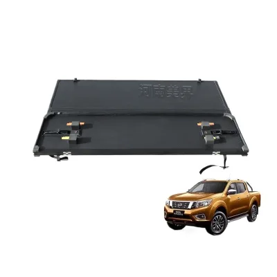 Tri-Fold Hard Tonneau Cover Aluminum Truck Bed Storage Lid for Nissan Navara NP300 D40 D23 D22 Tri-Fold Hard Tonneau Cover Aluminum Truck Bed Storage Lid for Nissan Navara NP300 D40 D23 D22