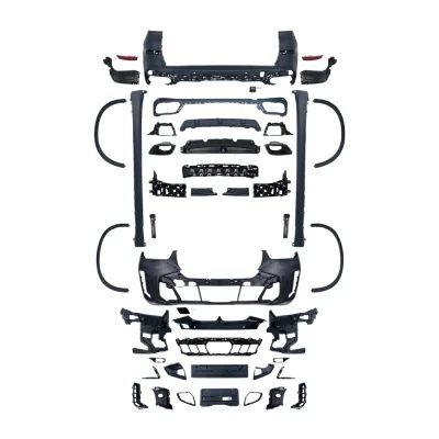 M-Tech Style Front and Rear Bumper Body Kit with Exhaust Tips for BMW X5 G05 M-Tech Style Front and Rear Bumper Body Kit with Exhaust Tips for BMW X5 G05