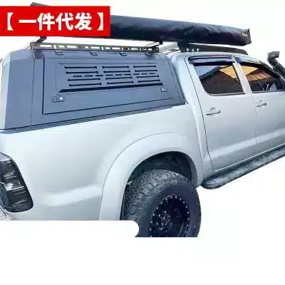 Split Three-Fold Manganese Steel Pickup Truck Bed Cover for Hilux Revo Vigo SR5 Split Three-Fold Manganese Steel Pickup Truck Bed Cover for Hilux Revo Vigo SR5