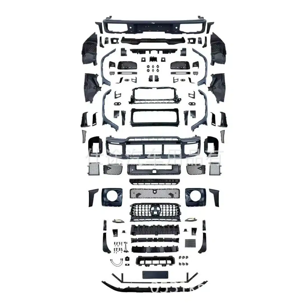 W465 Body Kit Carbon Fiber Style Front Bumper and Grille Conversion Compatible with Mercedes-Benz G-Class 2025 W464 W465 Brabus Style