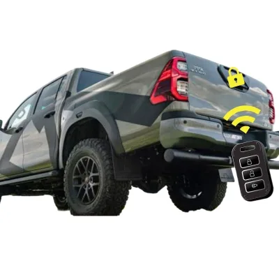 Tailgate Electric Remote Control Lock Kit for Hilux Revo Rocco Pickup 2016-2024 Tailgate Electric Remote Control Lock Kit for Hilux Revo Rocco Pickup 2016-2024