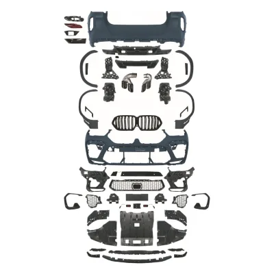X6M Style Body Kit Front and Rear Bumper Assembly with Exhaust Tips for BMW X6 G06 Pre-LCI X6M Style Body Kit Front and Rear Bumper Assembly with Exhaust Tips for BMW X6 G06 Pre-LCI