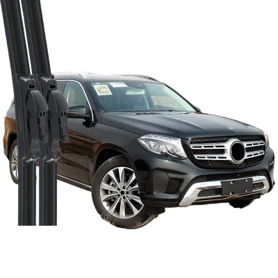 All-Season Frameless Windshield Wiper Blades with Natural Rubber Strips for Mercedes-Benz GLS 350d