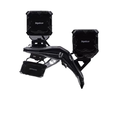 Tank 700 Hood Spotlight Bracket Fog Light Black Boat A-Pillar Bracket Headlight Hood Light Frame Appearance Modification Accessories Tank 700 Hood Spotlight Bracket Fog Light Black Boat A-Pillar Bracket Headlight Hood Light Frame Appearance Modification Accessories