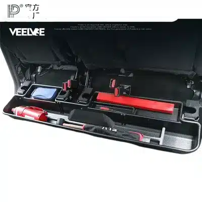 Rear Seat Storage Box Organizer Under-Seat Tray for GWM POER Cannon Pickup Interior Accessories Rear Seat Storage Box Organizer Under-Seat Tray for GWM POER Cannon Pickup Interior Accessories