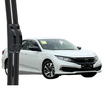 Boneless Windshield Wiper Blades for Honda Civic Gen 8th 9th 10th 11th Silent Front Window Wiper Set Boneless Windshield Wiper Blades for Honda Civic Gen 8th 9th 10th 11th Silent Front Window Wiper Set