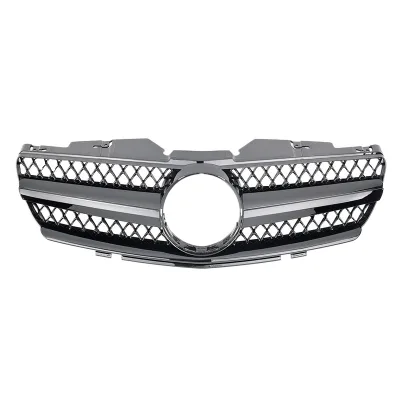 Front Bumper Grille for Mercedes-Benz SL-Class R230 2007-2009 Single Slat AMG Style Upper Mesh Front Bumper Grille for Mercedes-Benz SL-Class R230 2007-2009 Single Slat AMG Style Upper Mesh