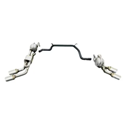 Stainless Steel Quad Exhaust Muffler Pipe System with Sporty Sound for Mercedes Benz G-Class W465 G450 Diesel