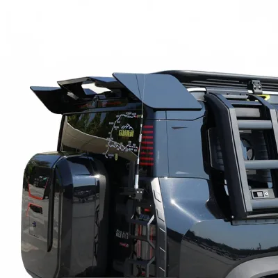 Rear Trunk Roof Spoiler Wing Matte Black External Tail Tailgate Fin for Jetour Traveler T2 Rear Trunk Roof Spoiler Wing Matte Black External Tail Tailgate Fin for Jetour Traveler T2