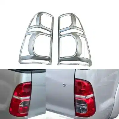 Rear Tail Light Guard Trim Cover Triple Chrome Plated Frame for Toyota Hilux Vigo 2002-2014 Rear Tail Light Guard Trim Cover Triple Chrome Plated Frame for Toyota Hilux Vigo 2002-2014