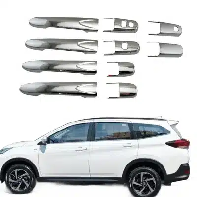 Chrome Exterior Door Handle Cover Trim for Toyota Rush 2018-2023 4-Door Set Chrome Exterior Door Handle Cover Trim for Toyota Rush 2018-2023 4-Door Set