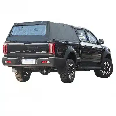 Soft Oxford Cloth Truck Bed Tonneau Cover with Transparent Windows for JAC Hunter T9 T8 T6 Pickup